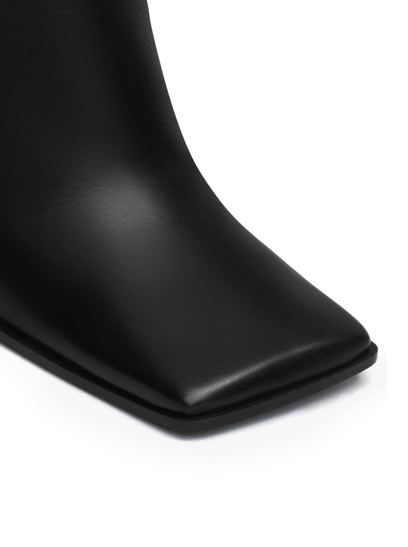 STIVALETTI SQUARE IN PELLE