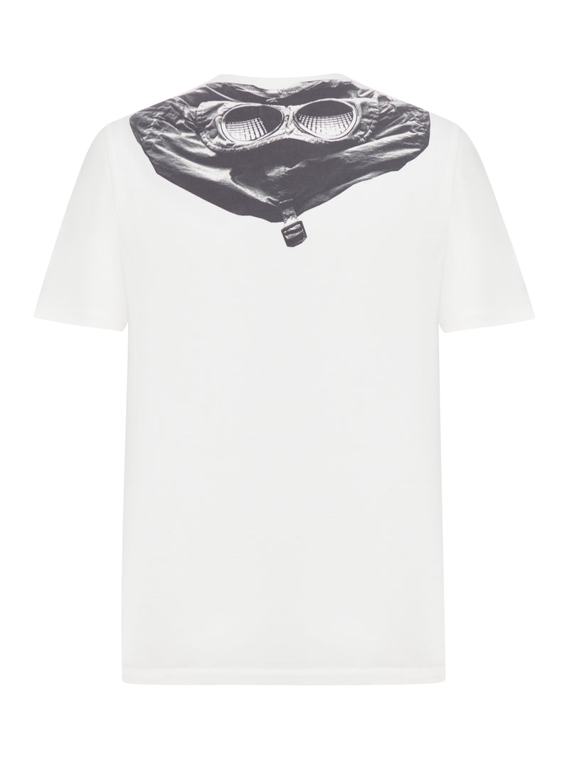 T-SHIRT A MANICHE CORTE CON STAMPA