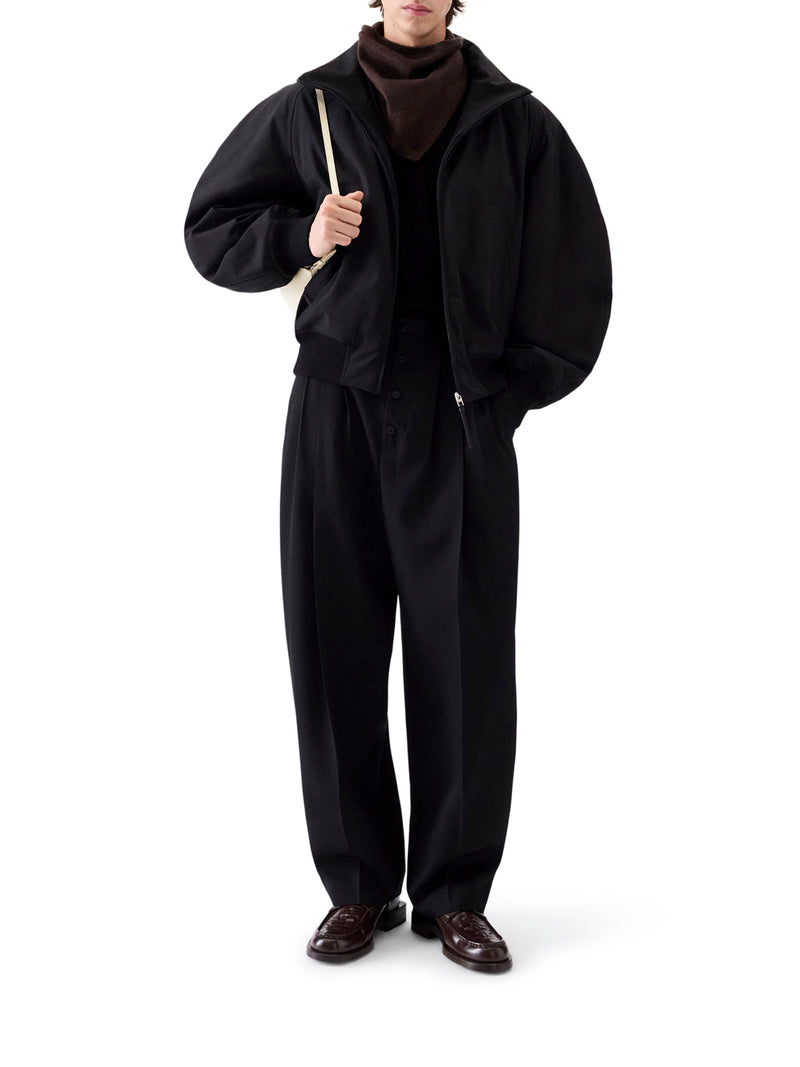 LE BOMBER AERO CON COLLETTO RIALZATO