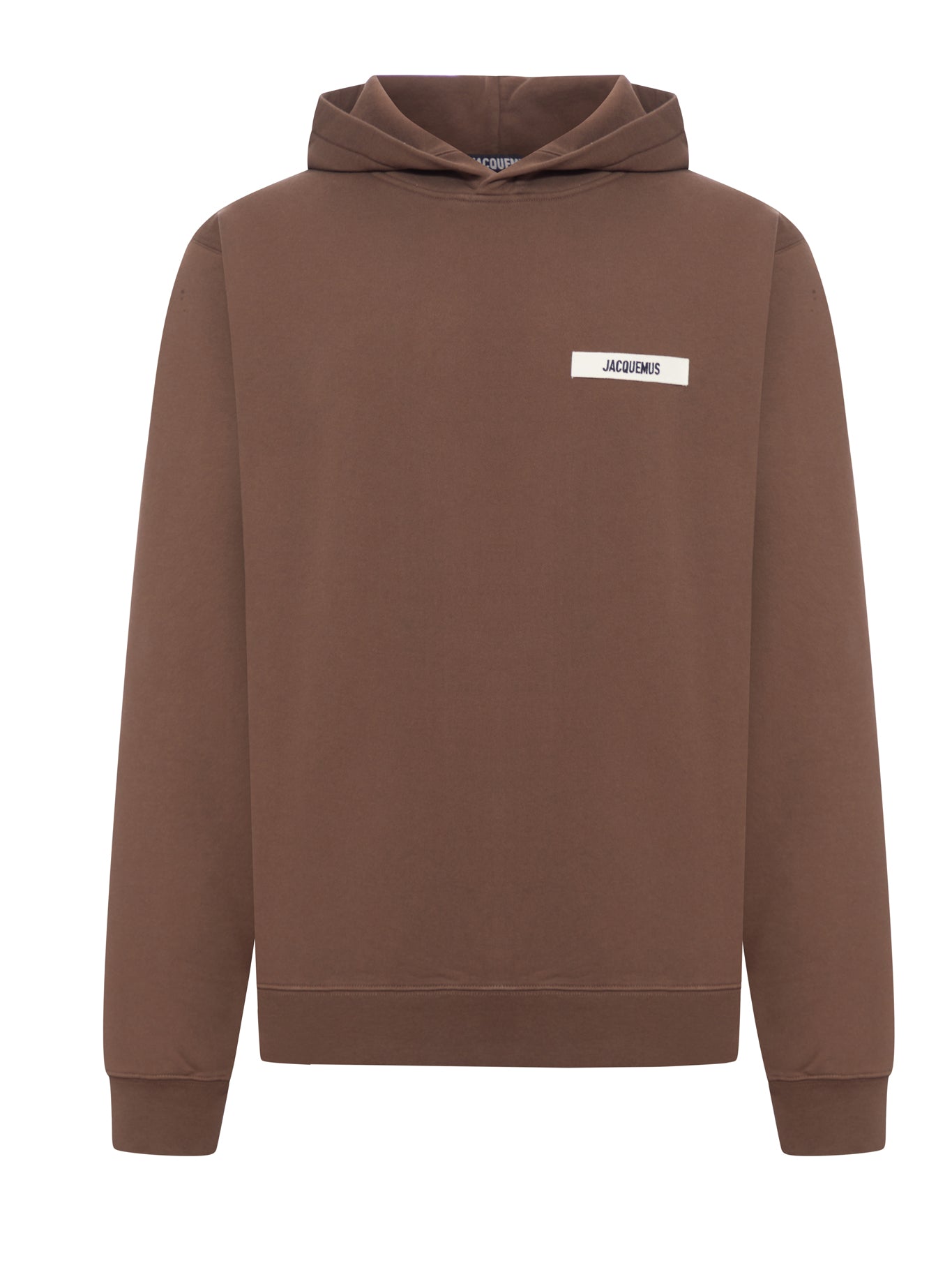 FELPA CON CAPPUCCIO GROS GRAIN