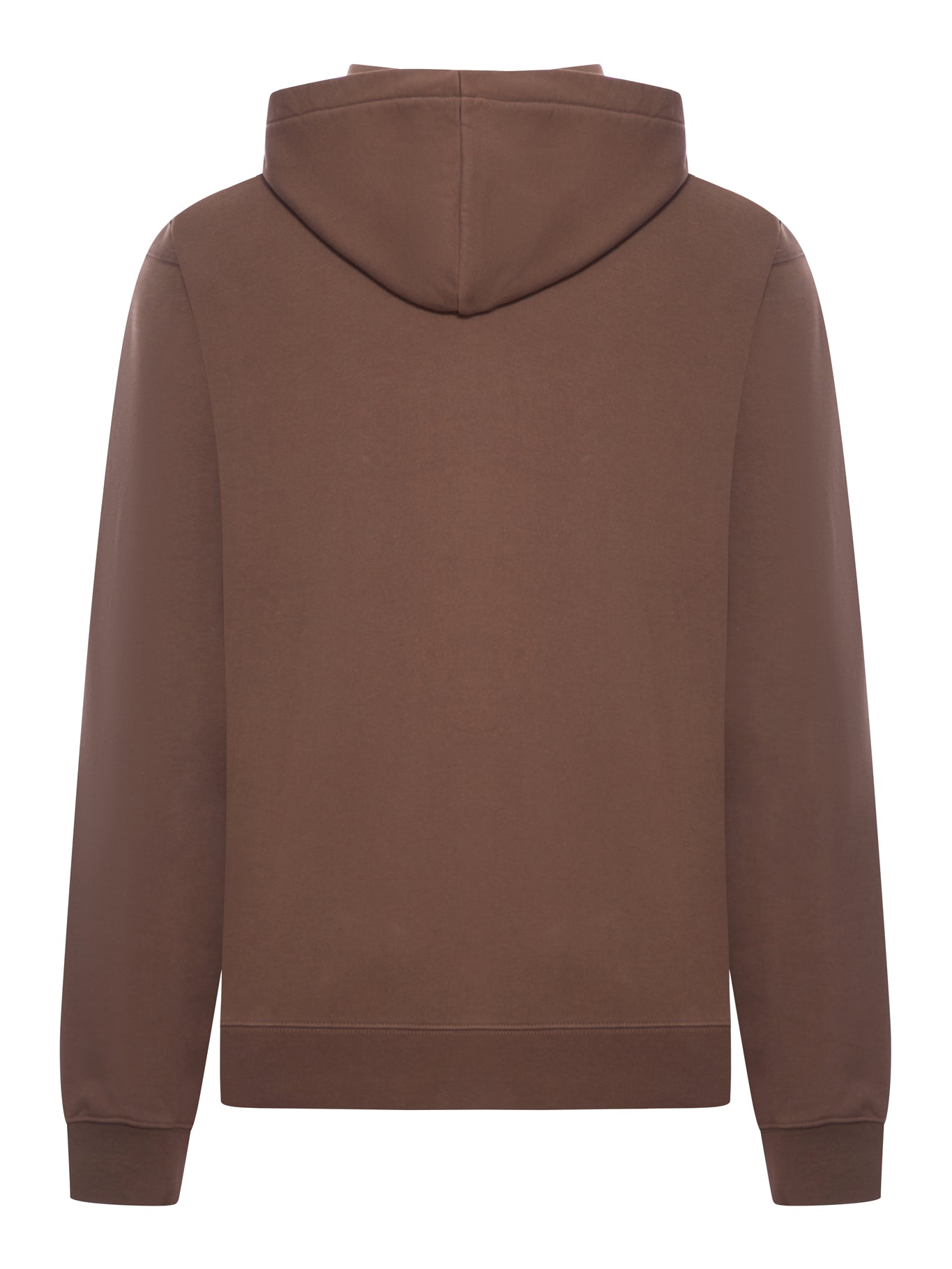 FELPA CON CAPPUCCIO GROS GRAIN