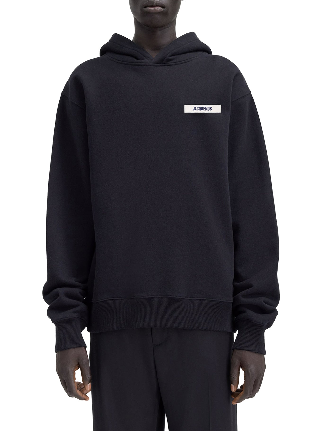 FELPA CON CAPPUCCIO GROS GRAIN