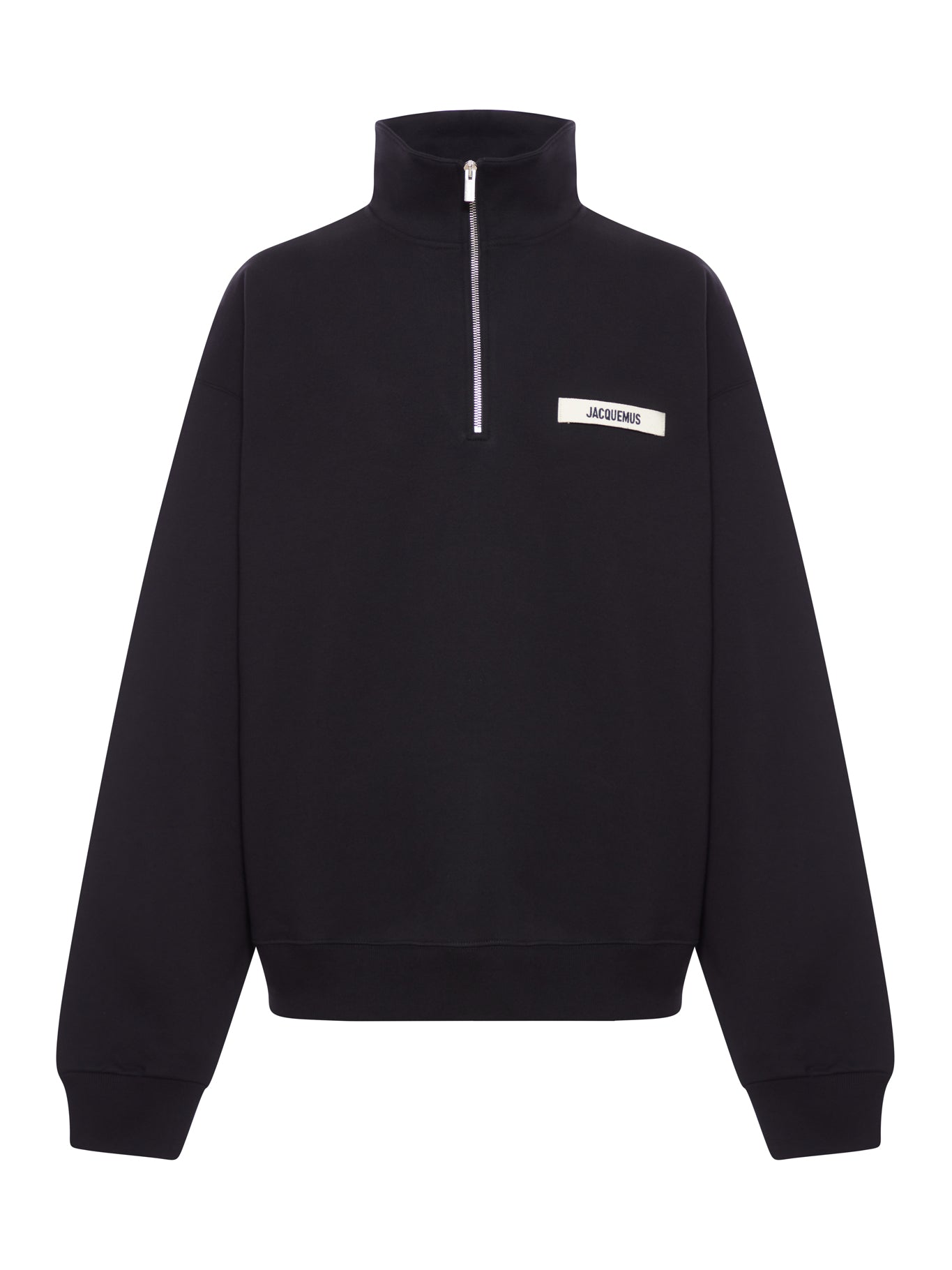 FELPA GROS GRAIN CON COLLO ZIP