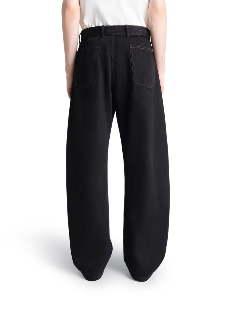 PANTALONI CON CINTURA INTRECCIATA