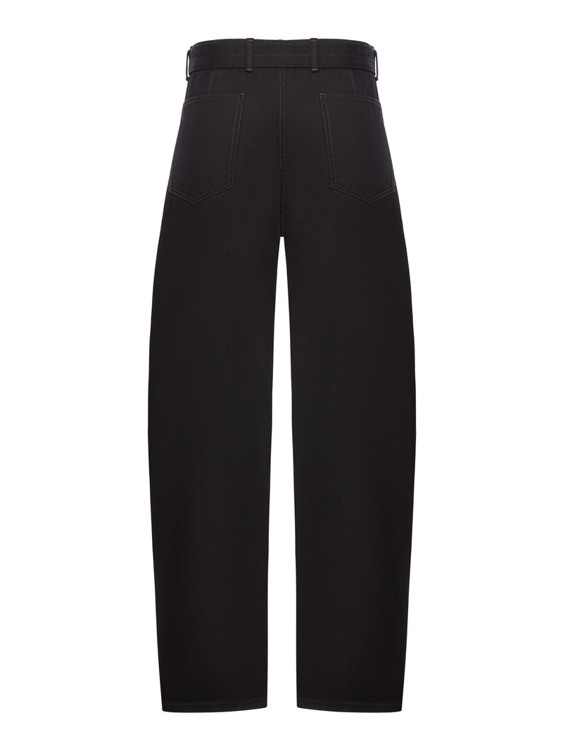 PANTALONI CON CINTURA INTRECCIATA
