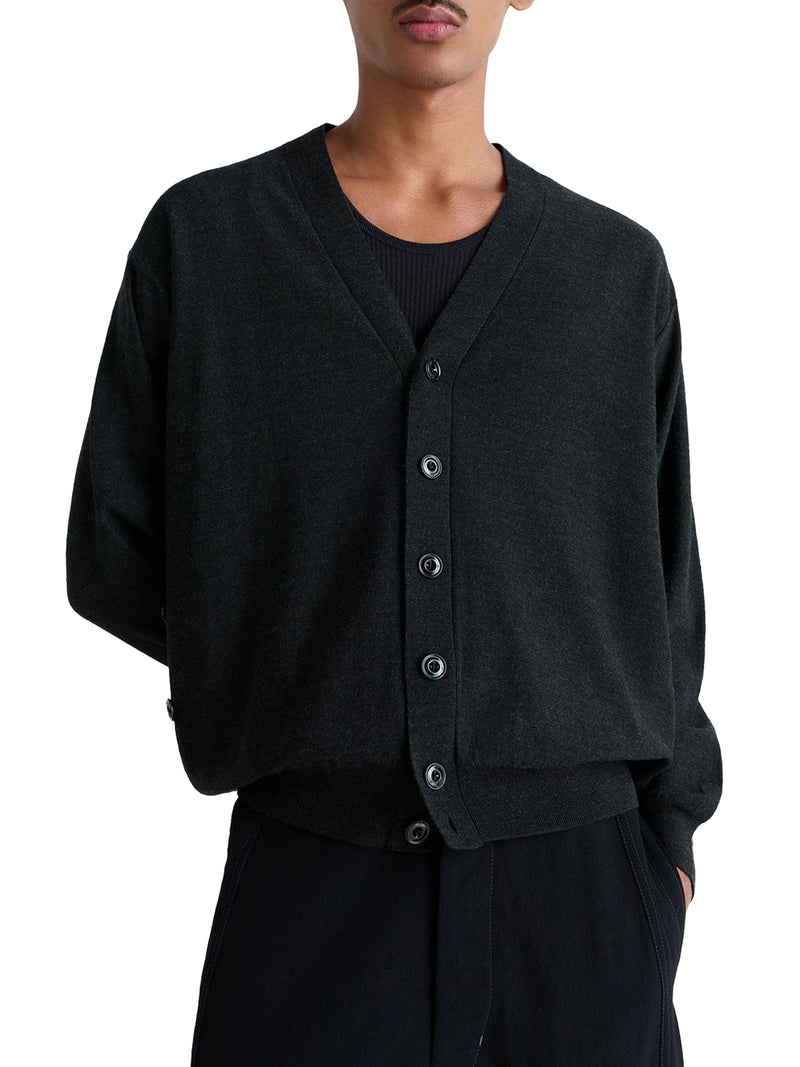 CARDIGAN RITORTO IN LANA