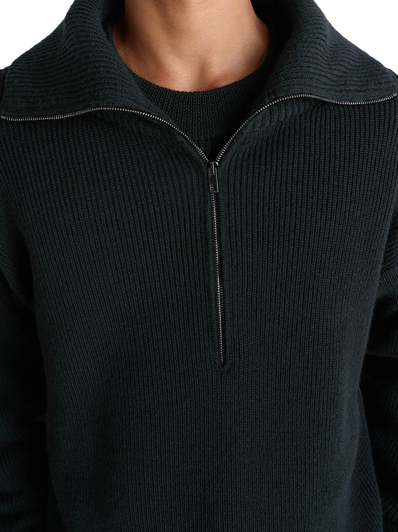 MAGLIONE IN LANA CON ZIP