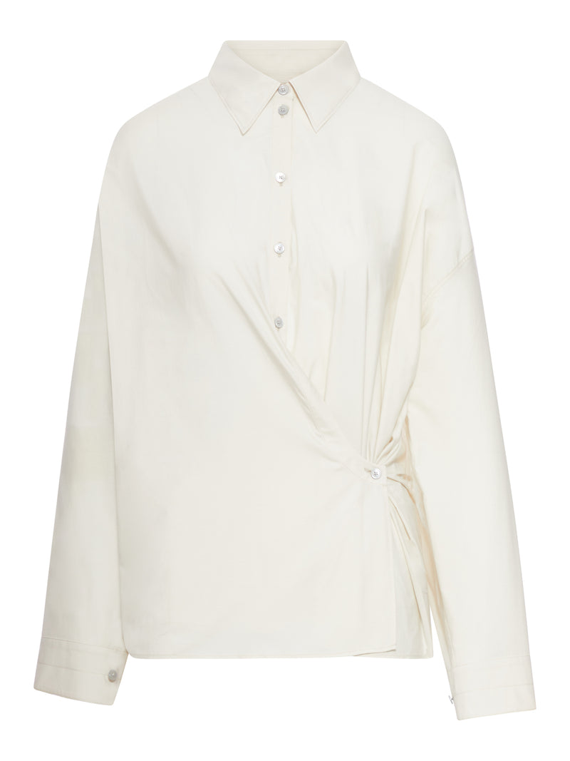 CAMICIA TWISTED IN COTONE