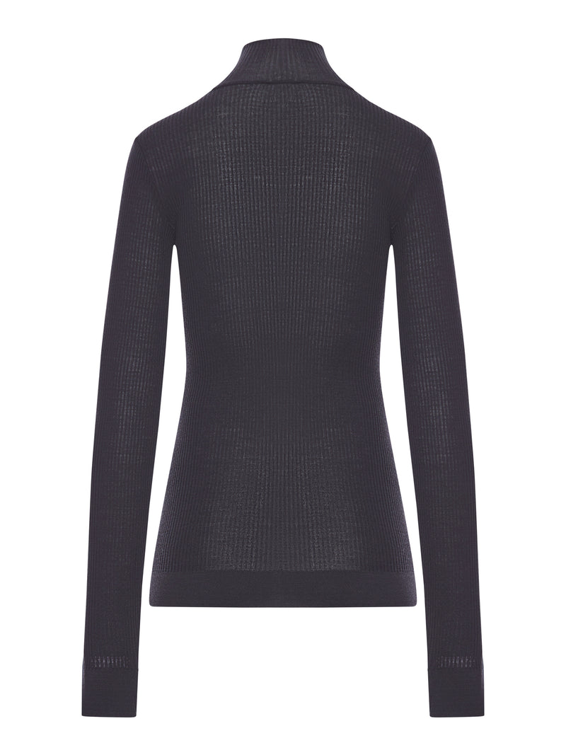 MAGLIA IN LANA A COLLO ALTO