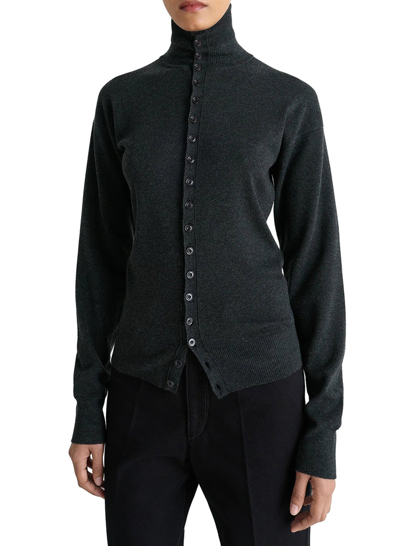 CARDIGAN CON BOTTONI IN LANA FINE