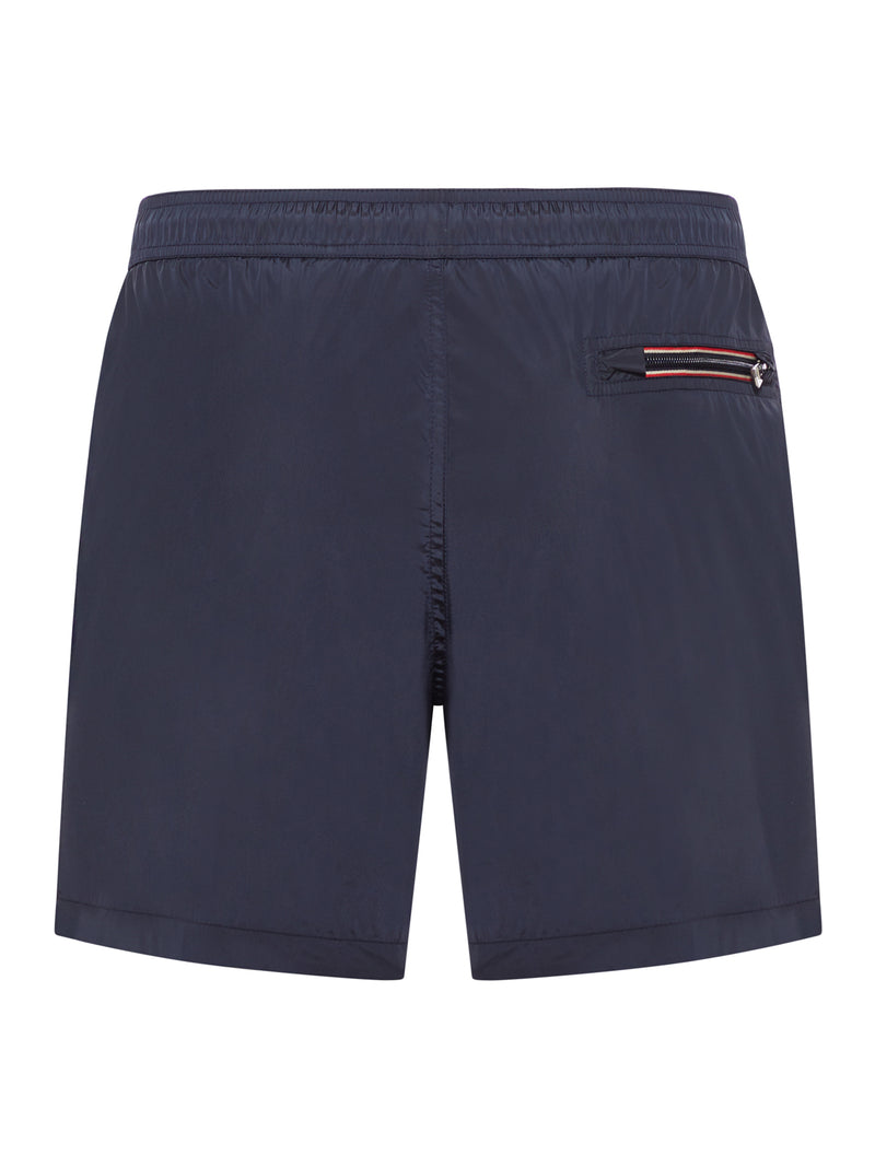 SHORTS DA BAGNO CON PATCH LOGATO