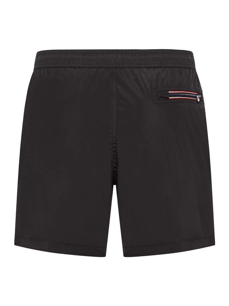 SHORTS DA BAGNO CON PATCH LOGATO