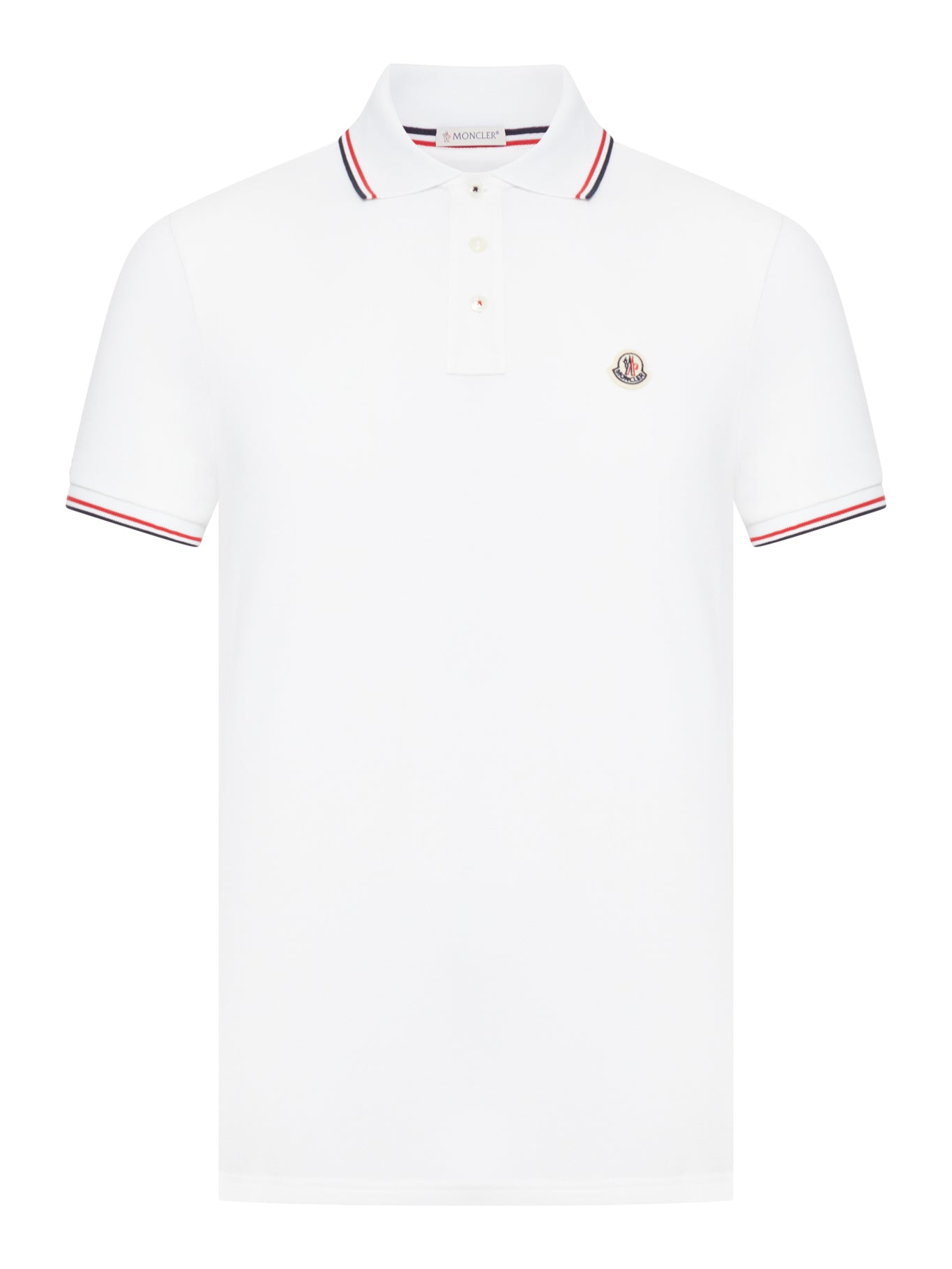 POLO IN COTONE PIQUET CON FINITURE TRICOLORE