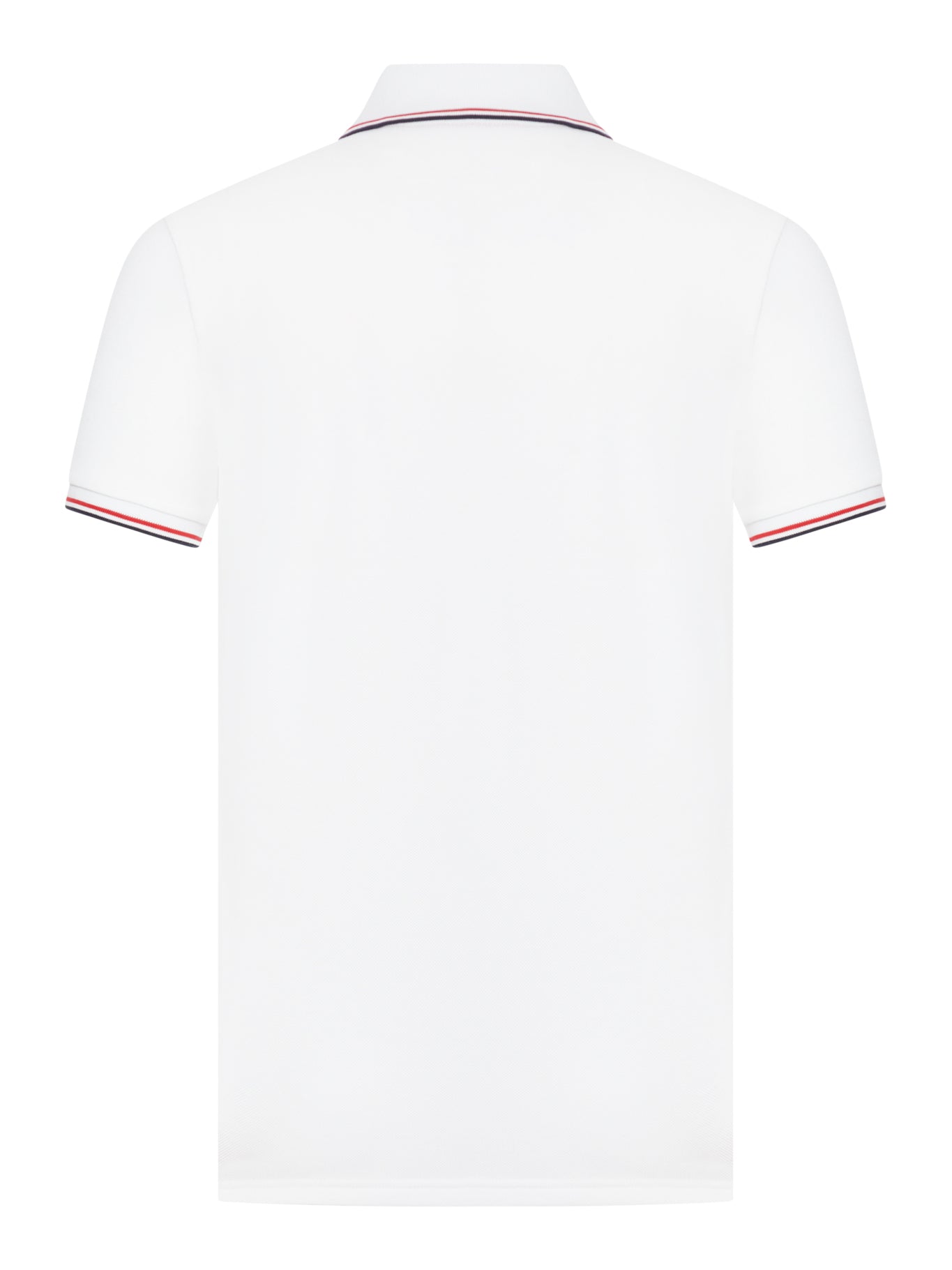 POLO IN COTONE PIQUET CON FINITURE TRICOLORE