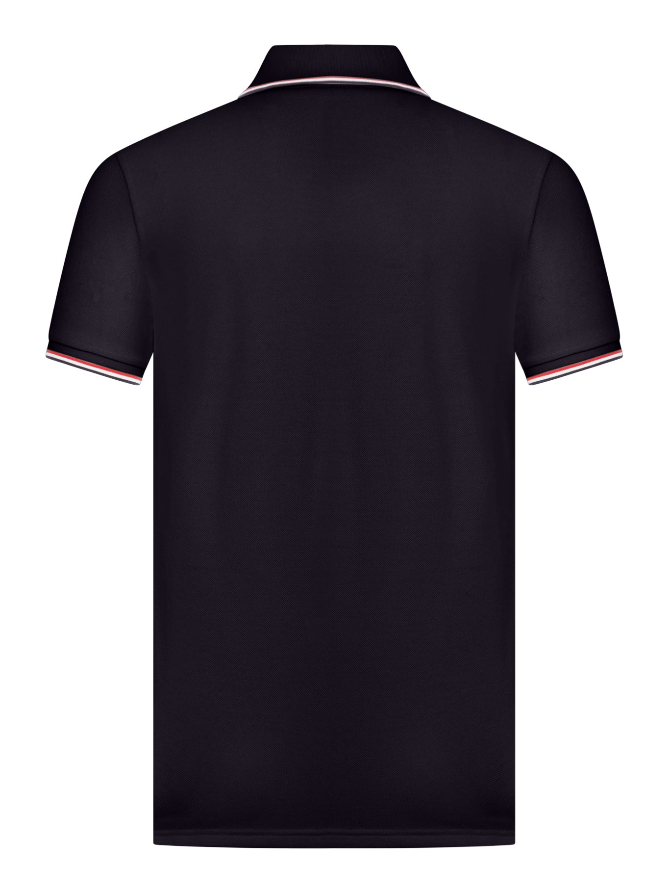 POLO IN COTONE PIQUET CON FINITURE TRICOLORE