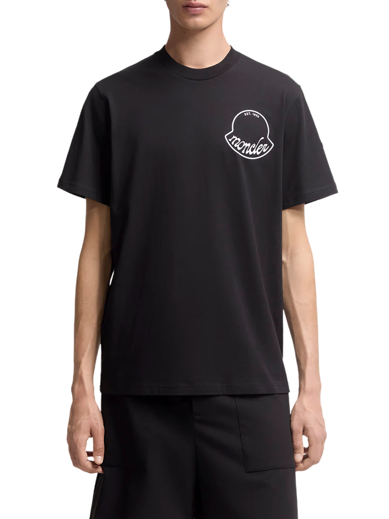 T-SHIRT LOGATA IN COTONE