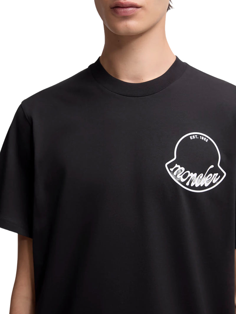 T-SHIRT LOGATA IN COTONE