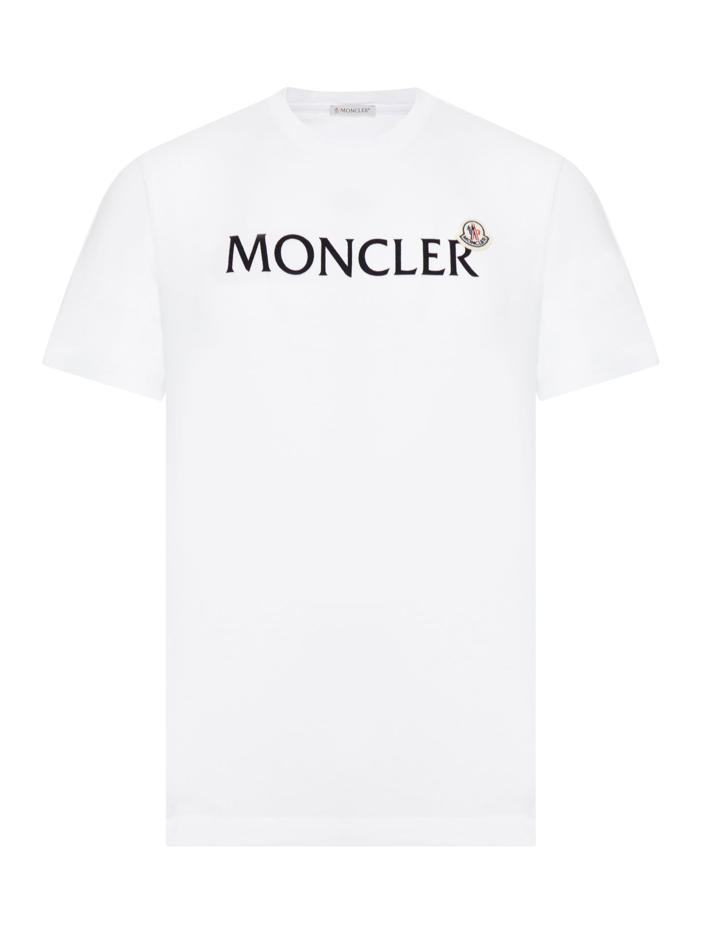 T-SHIRT CON LOGO FLOCCATO IN COTONE