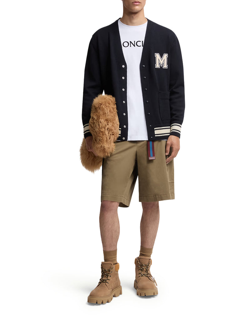 T-SHIRT CON LOGO FLOCCATO IN COTONE