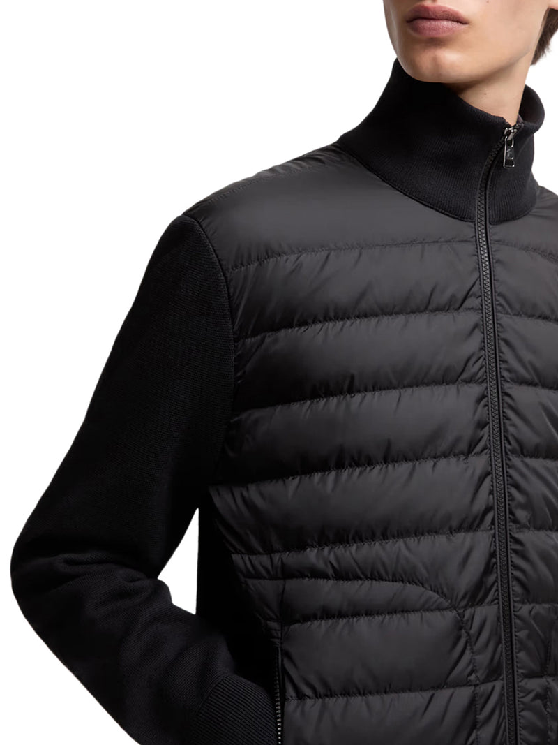 CARDIGAN IMBOTTITO CON ZIP