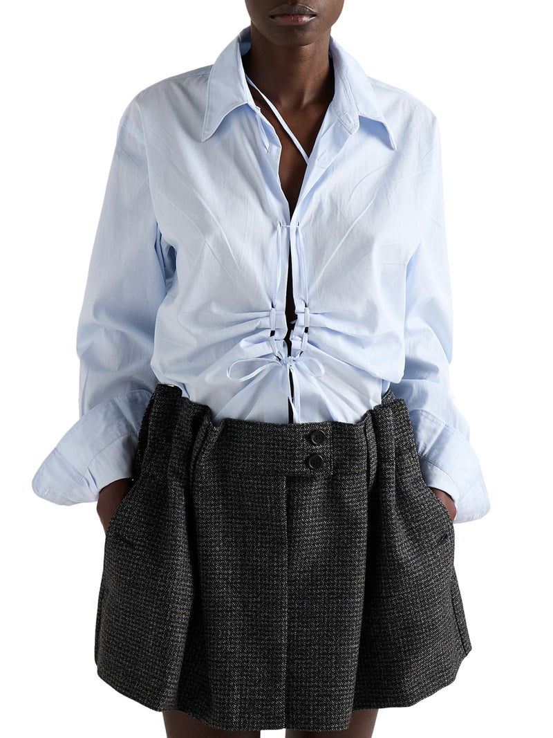 MINIGONNA IN LANA MOULINÉ CON MOTIVO VICHY