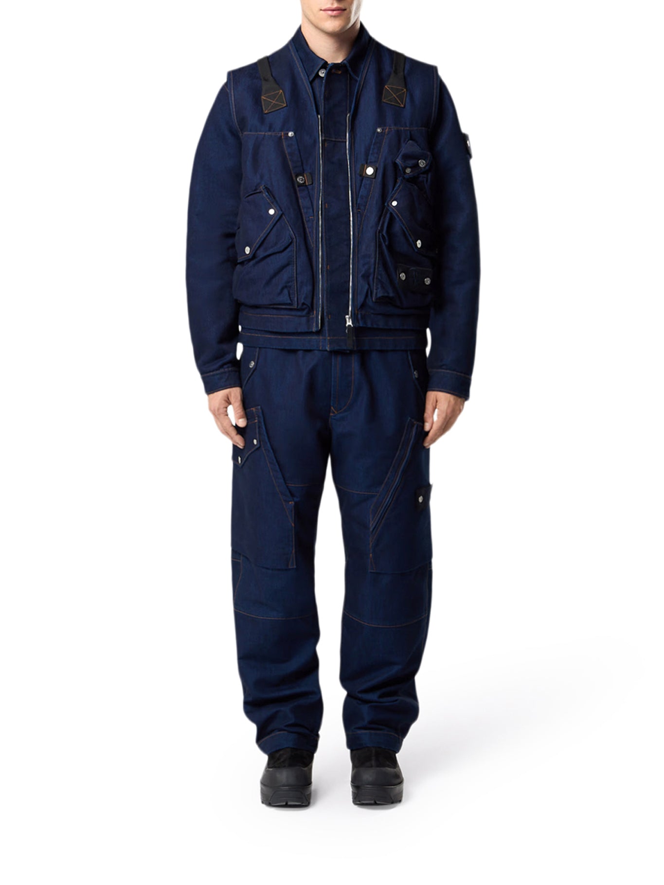 PANTALONE CARGO LOOSE CON TASCHE ASIMMETRICHE