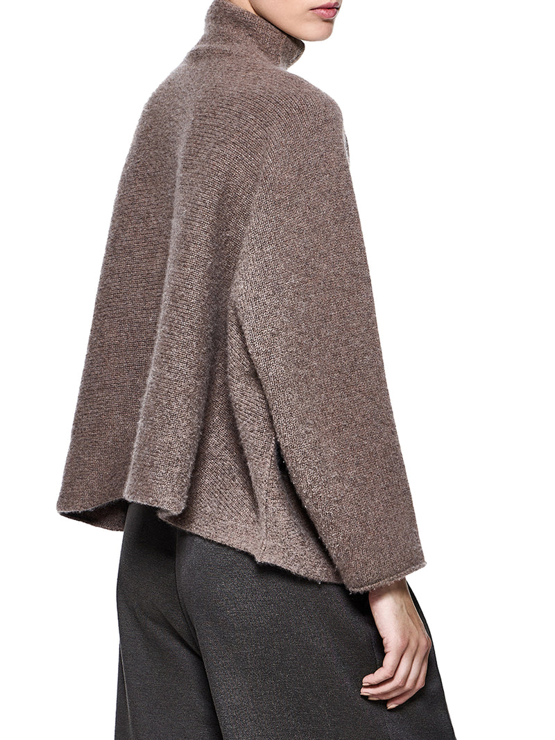 MAGLIONE A COLLO ALTO IN CASHMERE