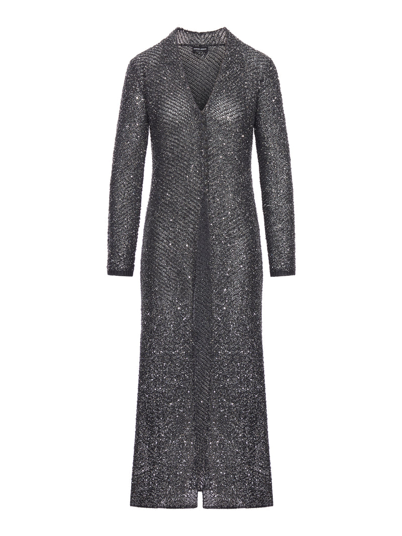 CARDIGAN LUNGO IN MAGLIA