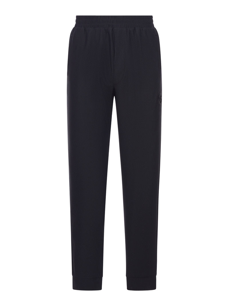 PANTALONI JOGGER IN GAUFRÉ TECNICO