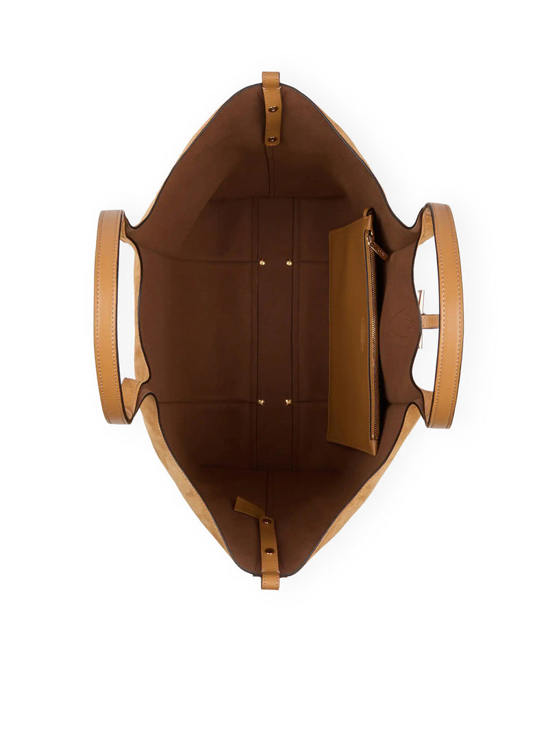 BORSA SHOPPING TIMELESS IN PELLE SCAMOSCIATA MEDIA