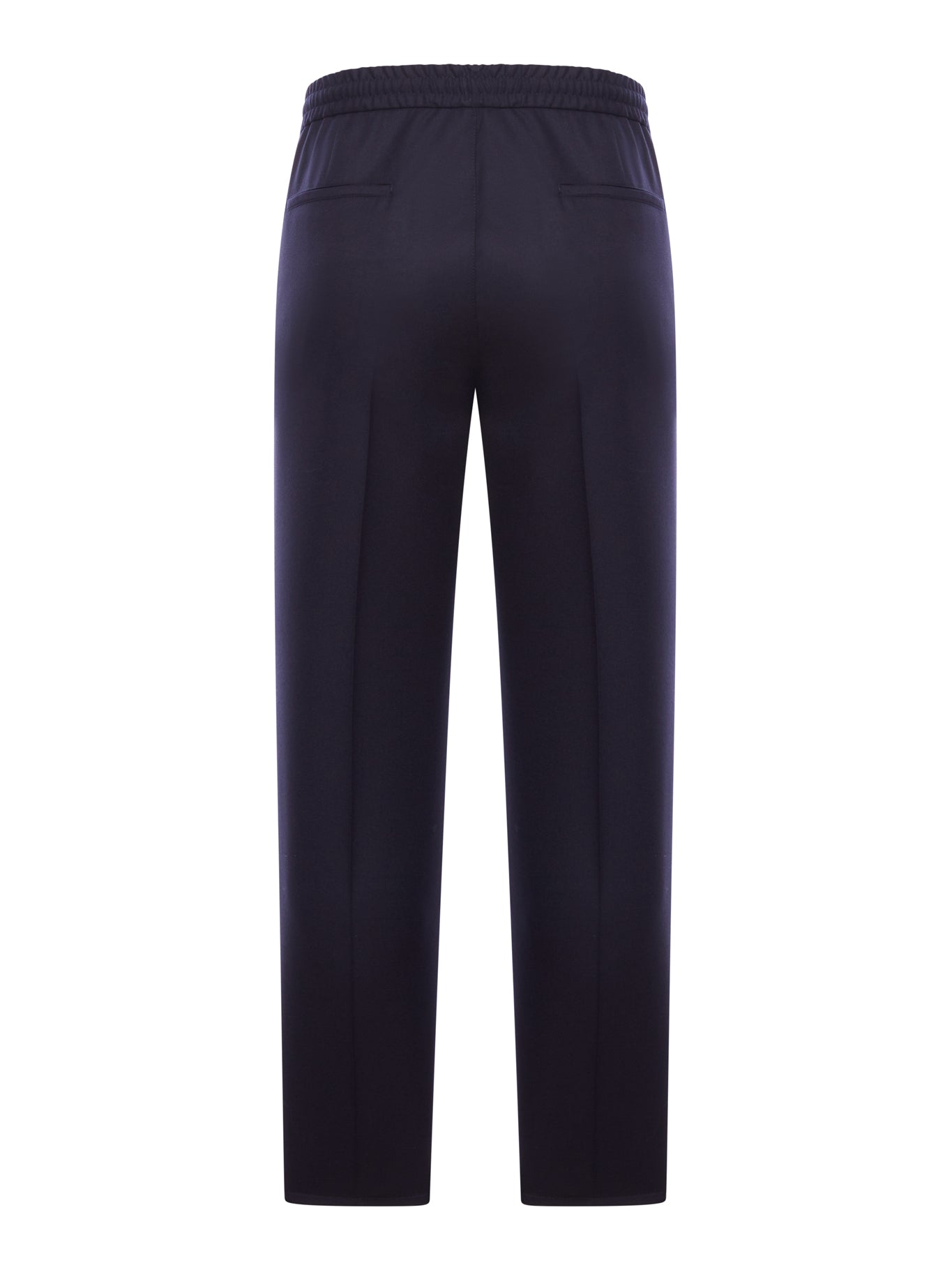 PANTALONI IN LANA CON PINCES