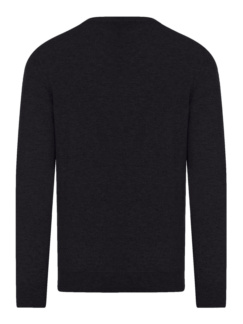 MAGLIONE GIROCOLLLO ESSENTIAL IN CASHMERE