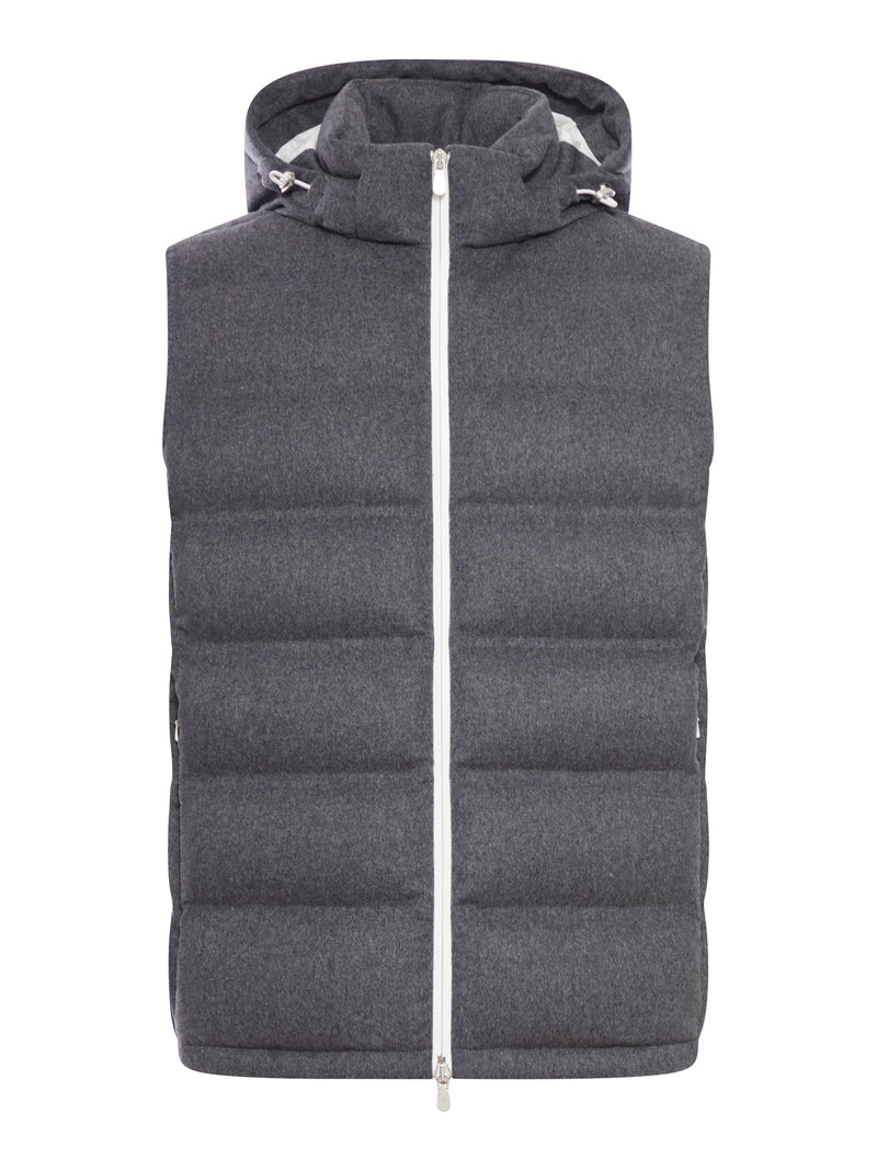 GILET IMBOTTITO IN LANA