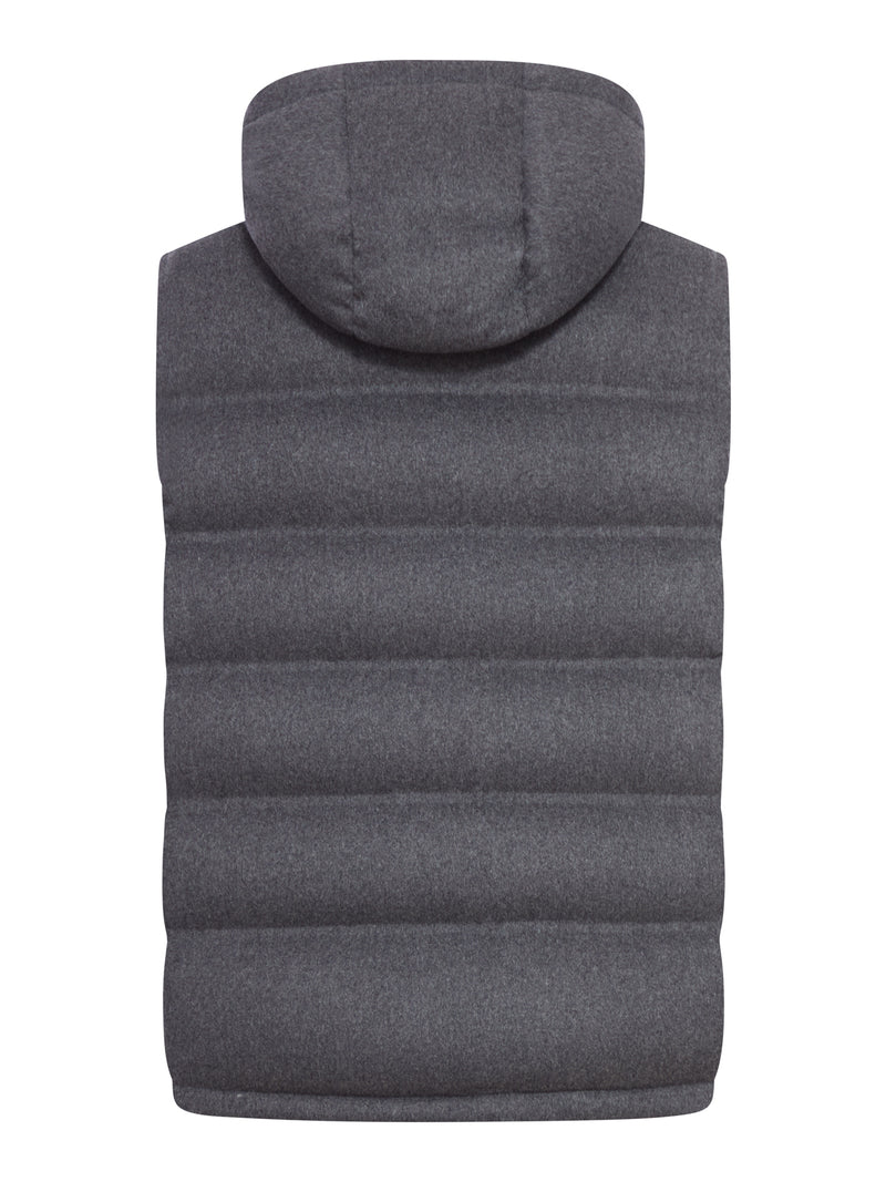 GILET IMBOTTITO IN LANA