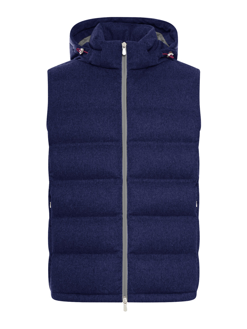 GILET IMBOTTITO IN LANA