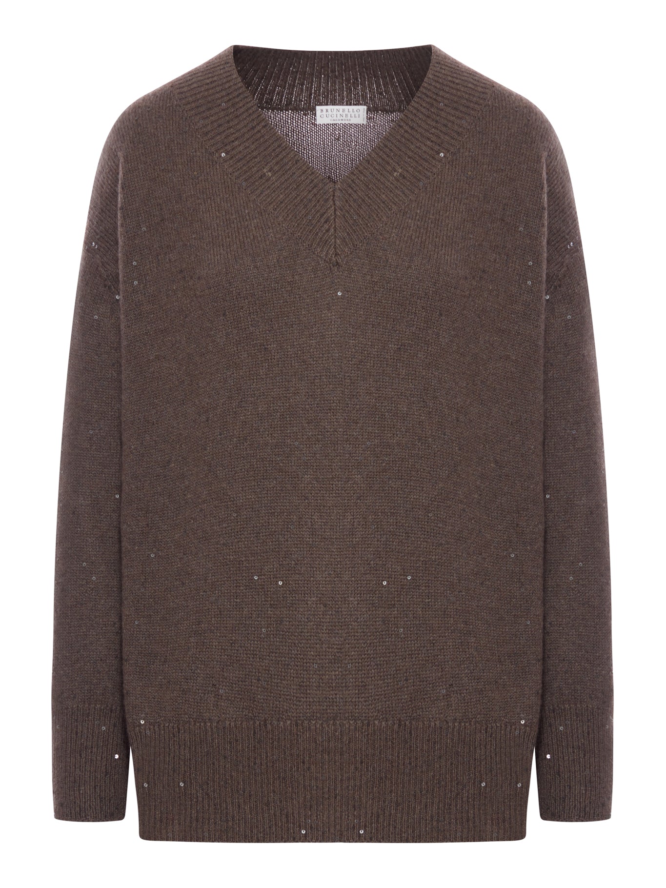 MAGLIA IN CASHMERE CON SCOLLO A V