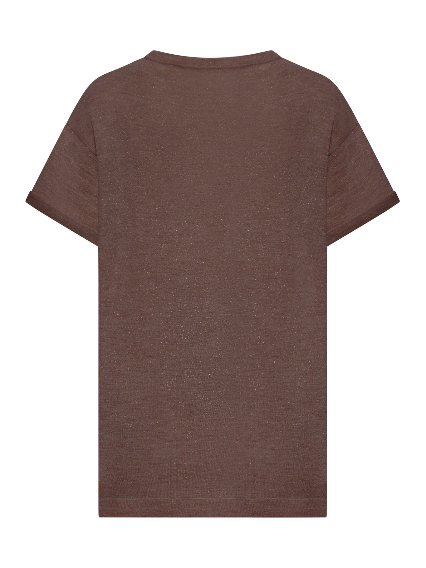 MAGLIA LEGGERA IN CASHMERE E SETA CON INSERTI IN LUREX
