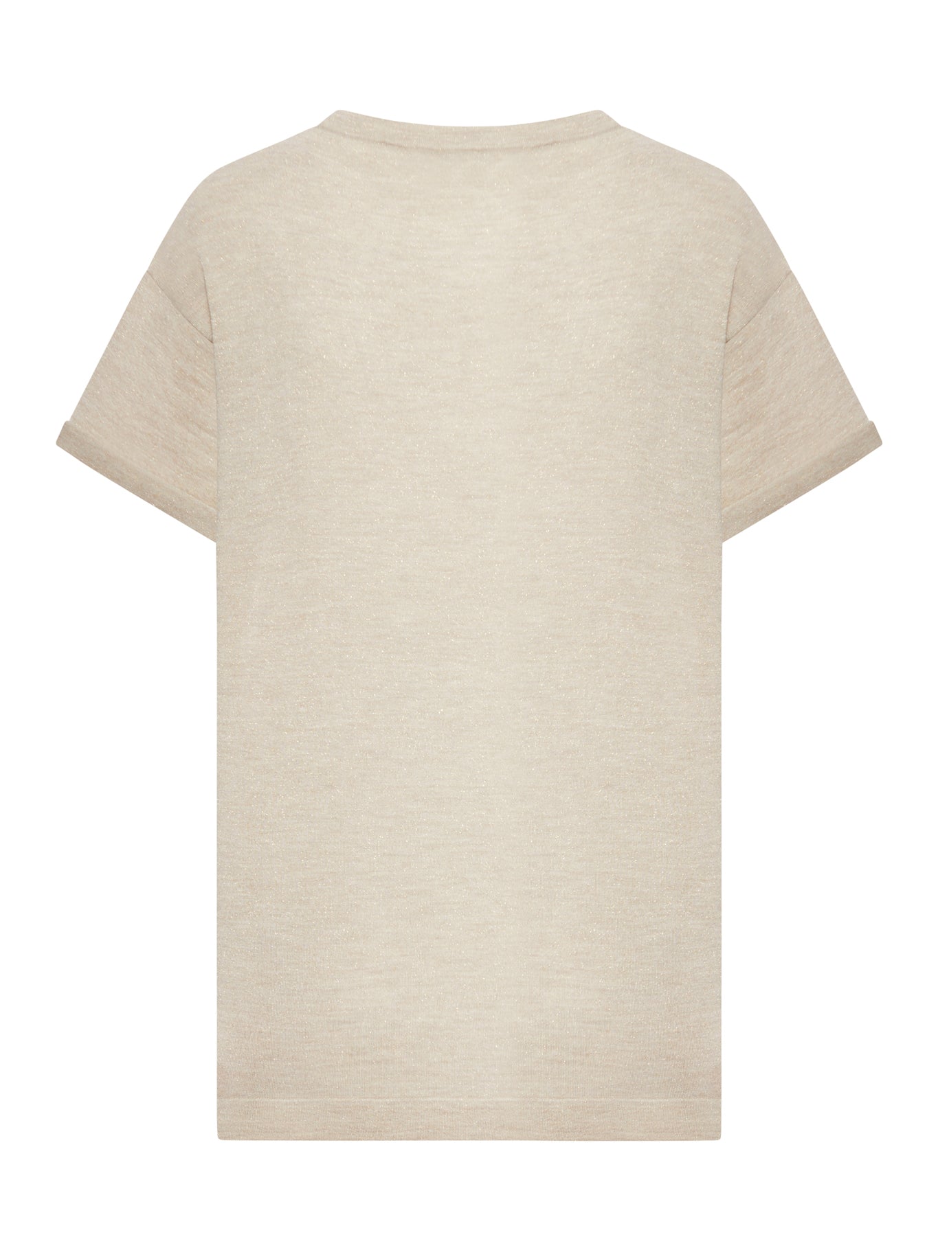 MAGLIA LEGGERA IN CASHMERE E SETA CON INSERTI IN LUREX