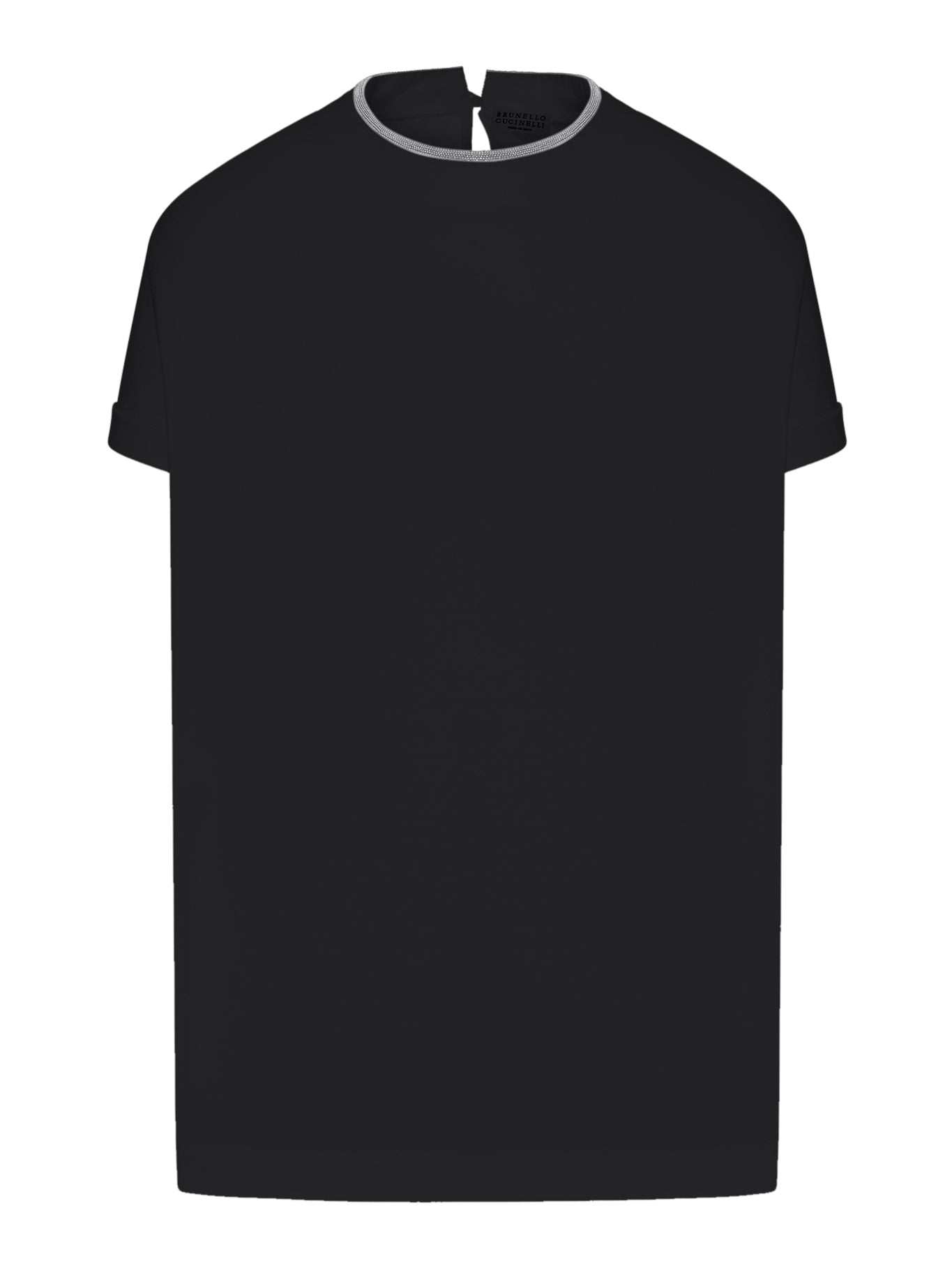 T-SHIRT IN JERSEY CON PRECIOUS FAUX LAYERING