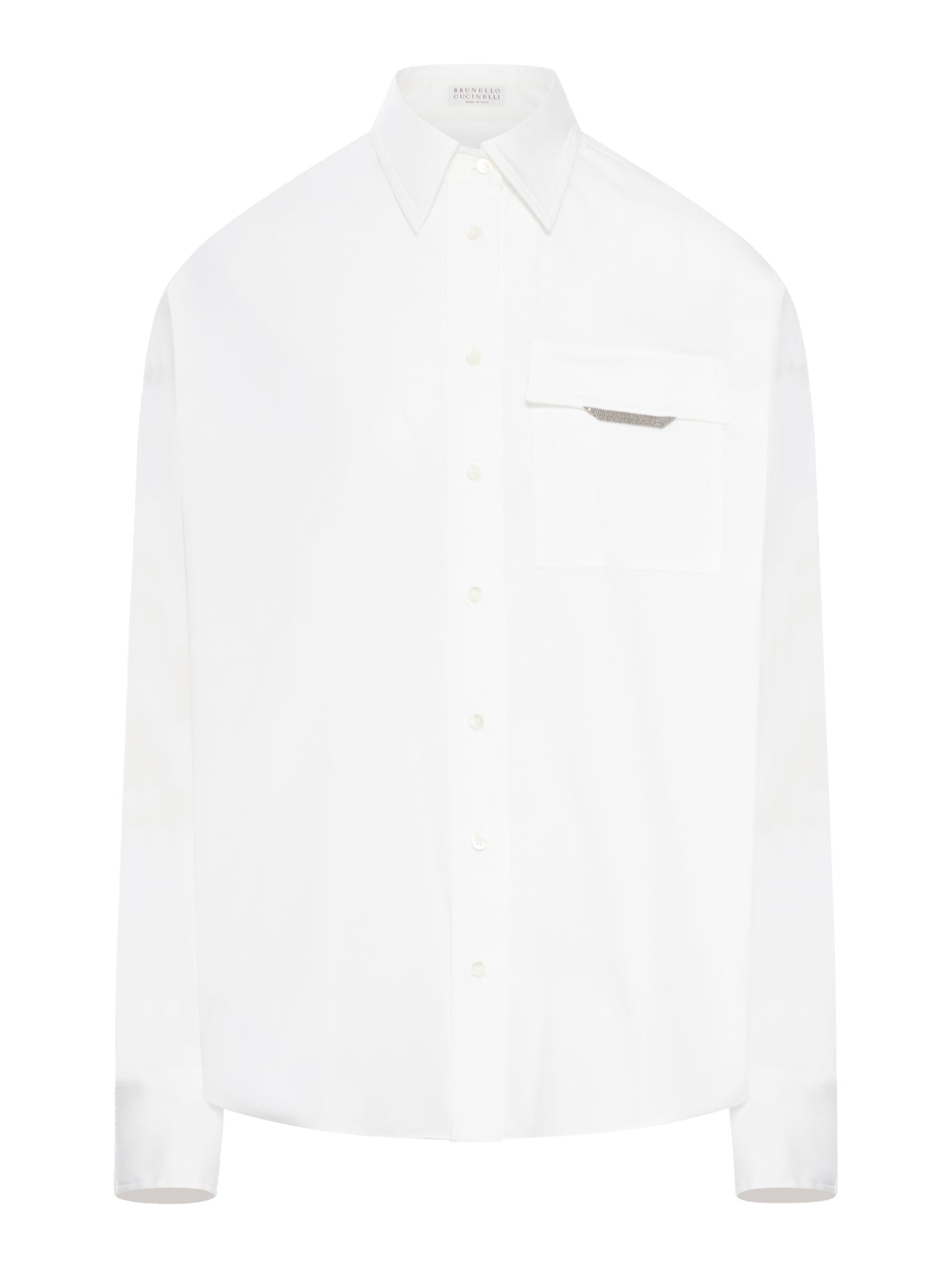 CAMICIA IN POPELINE DI COTONE
