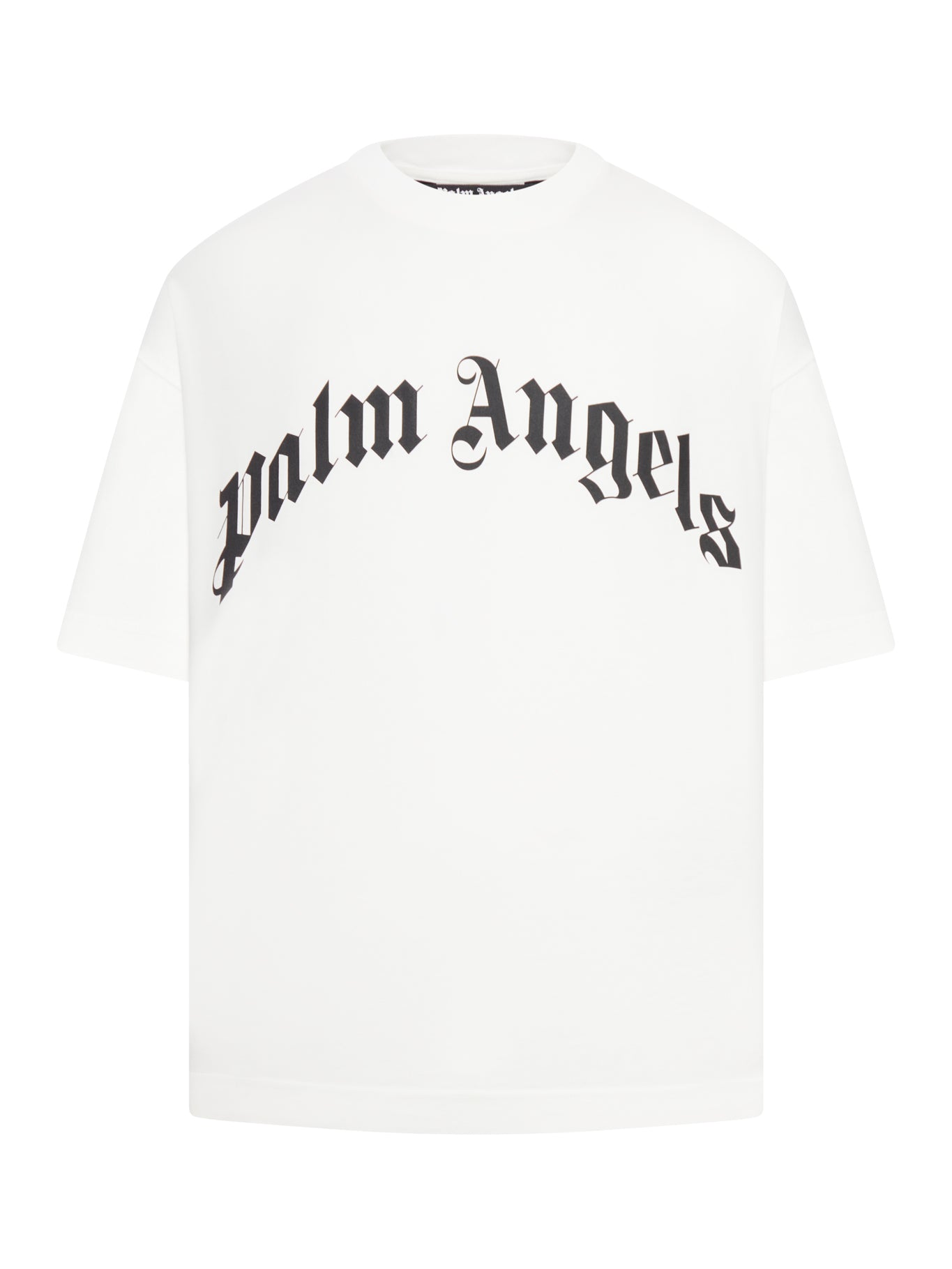 T-SHIRT CON LOGO CURVO