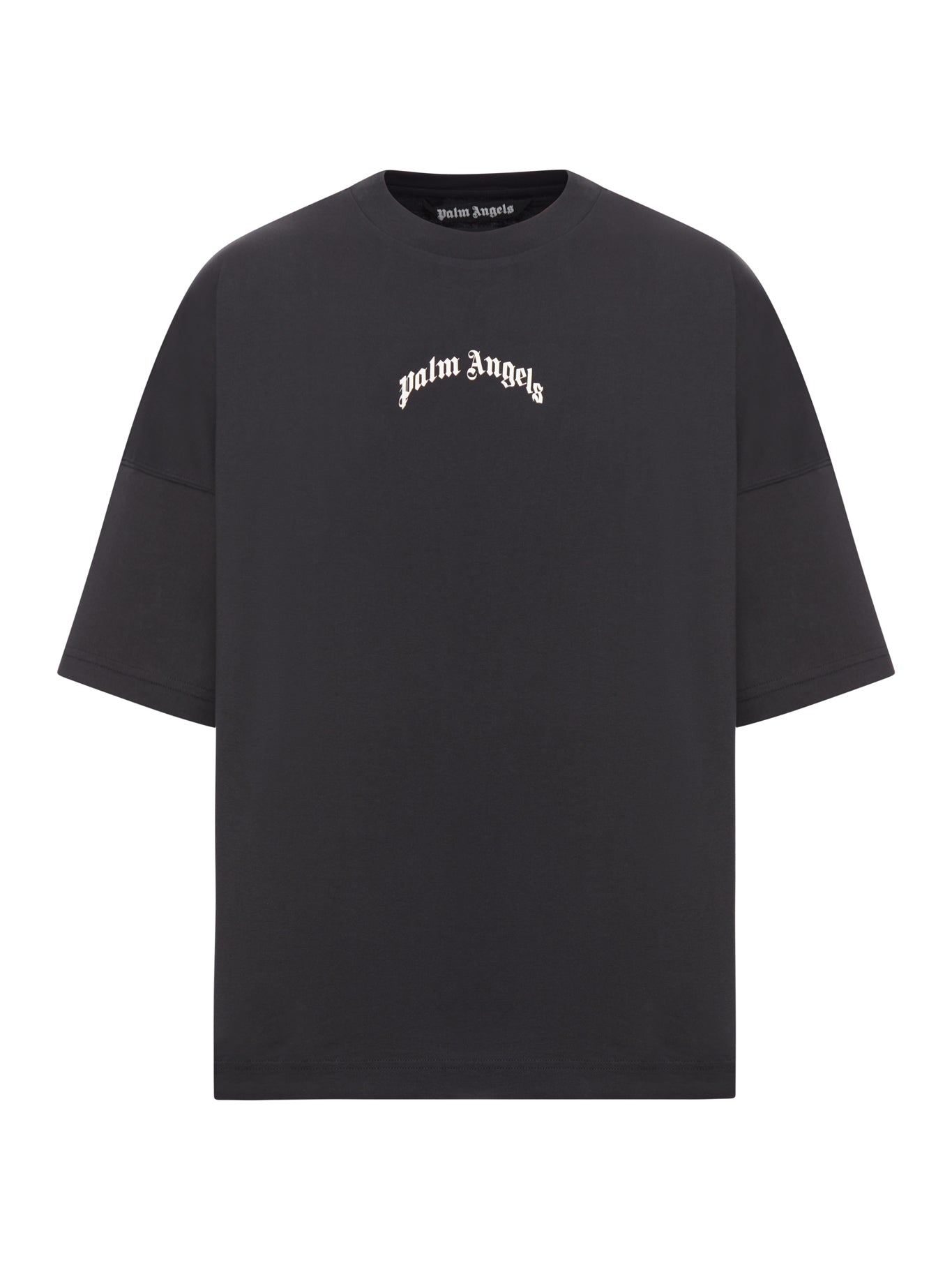 T-SHIRT CON LOGO CURVO