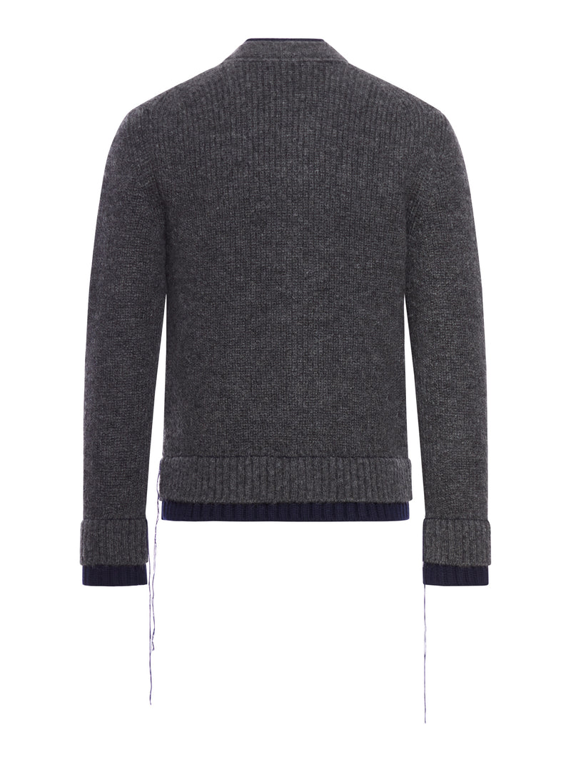 CARDIGAN IN MISTO LANA MOHAIR