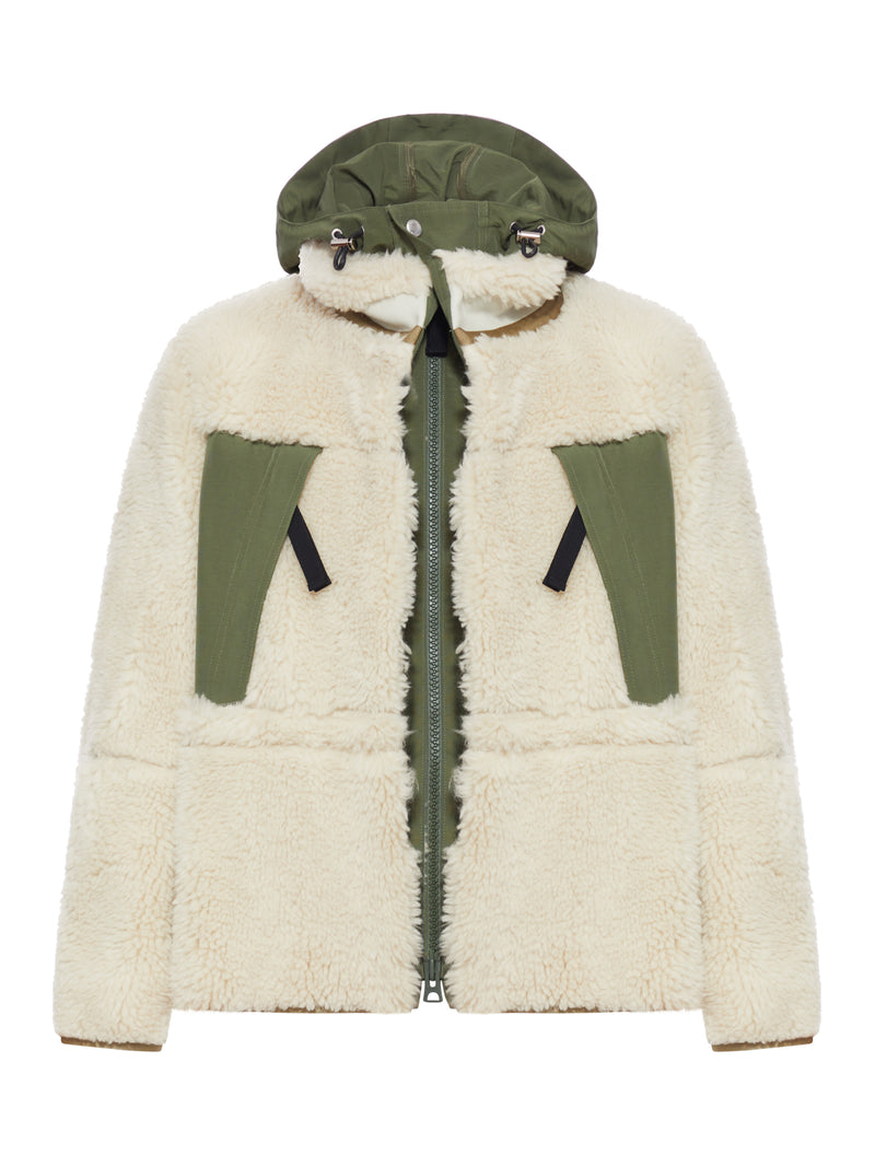 BOMBER JACKET IN SHEARLING