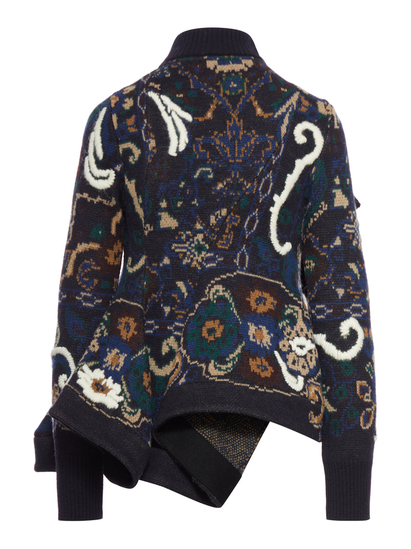 MAGLIONE IN LANA JACQUARD