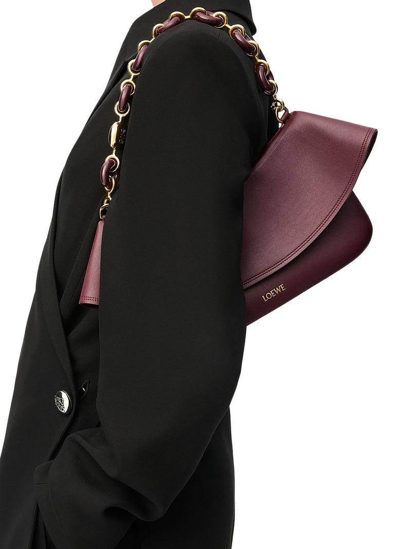 BORSA MEDIA OLA IN PELLE DI VITELLO LISCIA