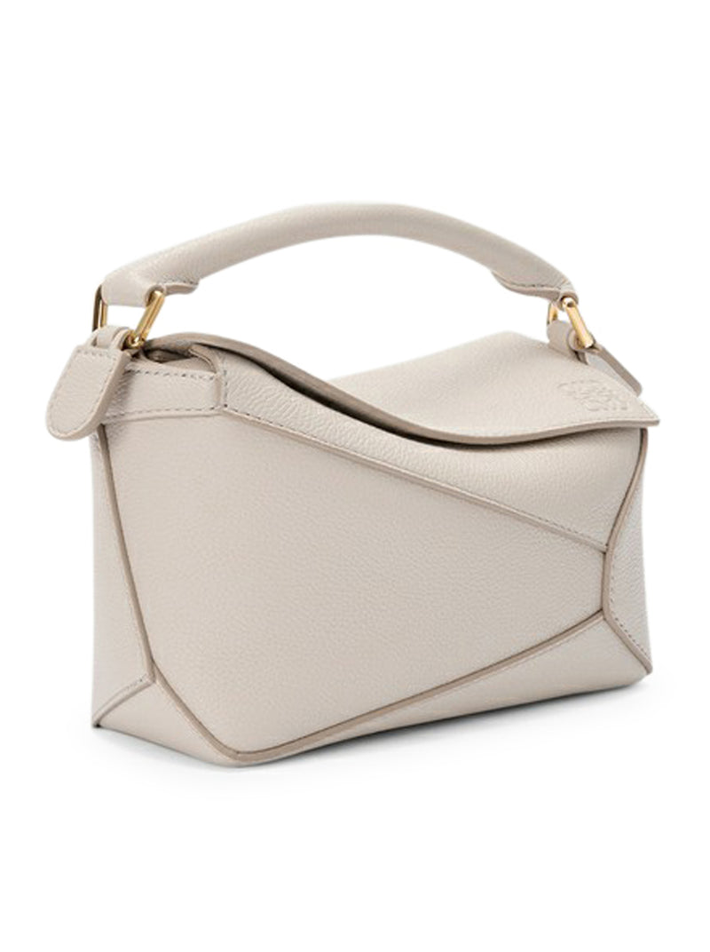 BORSA PUZZLE EDGE MINI IN PELLE GRANATA