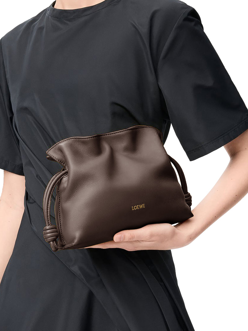 BORSA FLAMENCO CLUTCH MINI IN NAPPA DI VITELLO