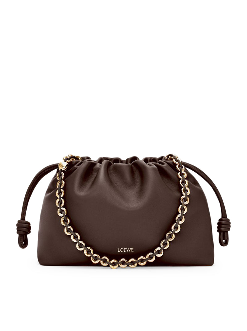 BORSA MEDIA FLAMENCO IN MORBIDA NAPPA D`AGNELLO