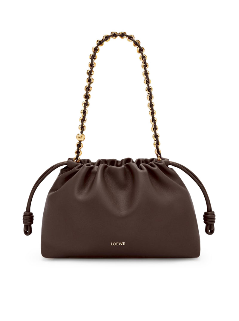 BORSA MEDIA FLAMENCO IN MORBIDA NAPPA D`AGNELLO